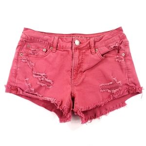American Eagle Women's Pink Shorts Size 4